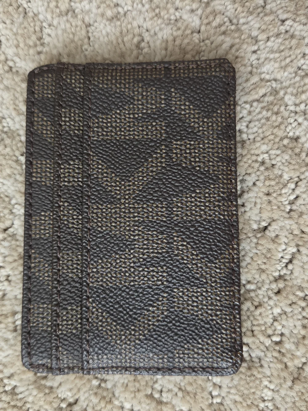 Michael Kors Card Cases Bundle of 2: Brown with Gold Plaque, Silver/Black/Gray